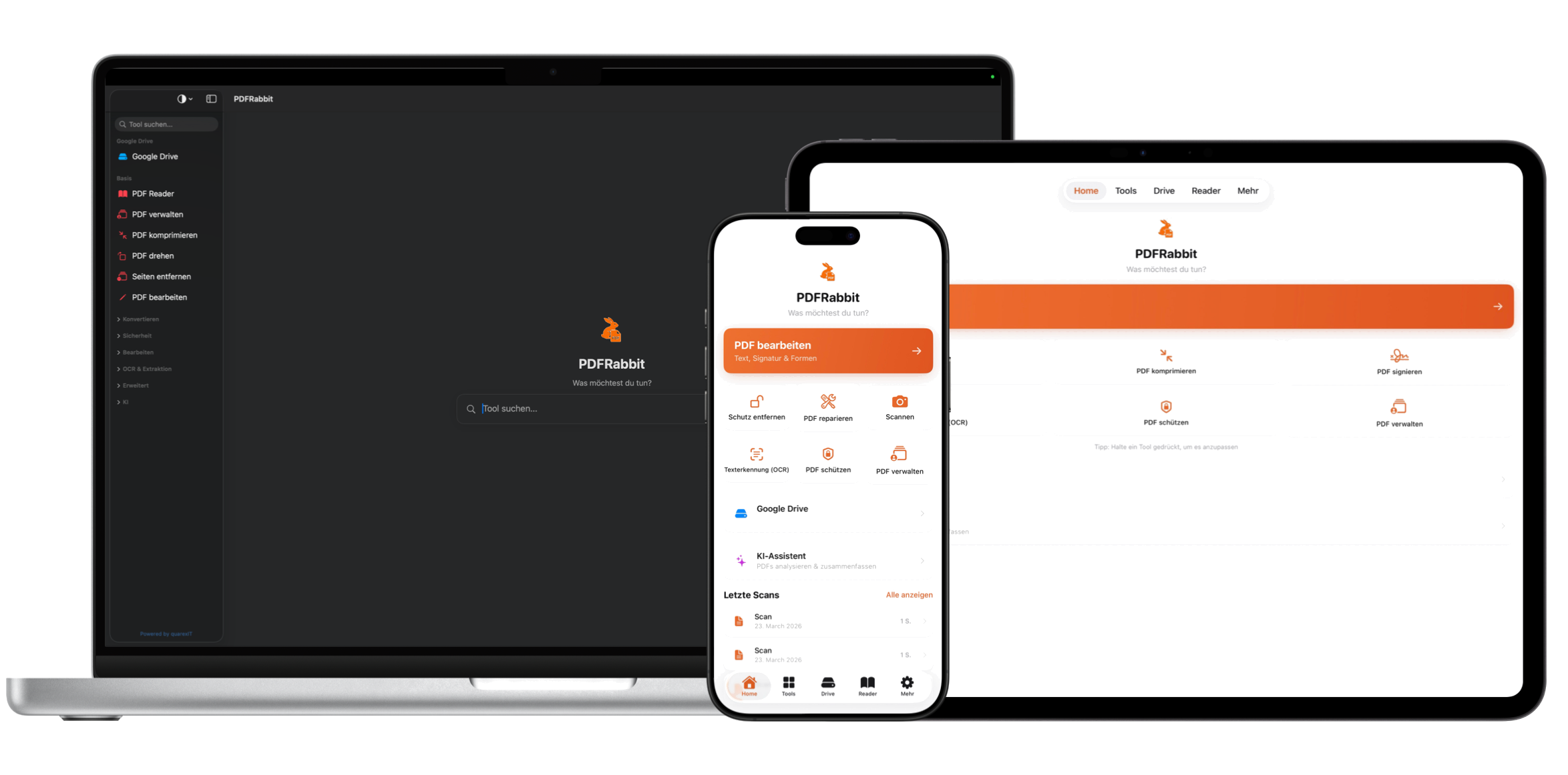 PDFRabbit auf Mac, iPhone und iPad